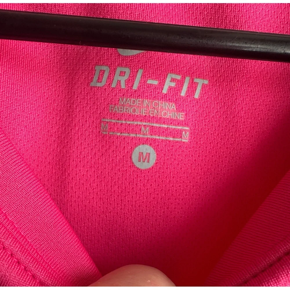 NIKE DRI FIT FUSCHIA PINK TOP - Picture 3 of 5
